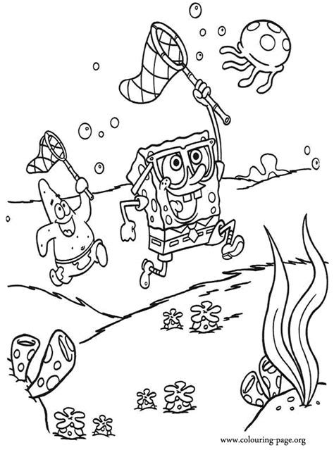 Spongebob And Patrick Coloring Pages - Coloring Home