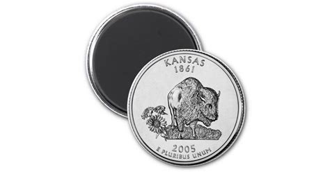 2005 Kansas State Quarter Magnet Zazzle