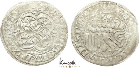 Sachsen Markgrafschaft Meißen Rautengroschen 1457 Wilhelm III Herzog