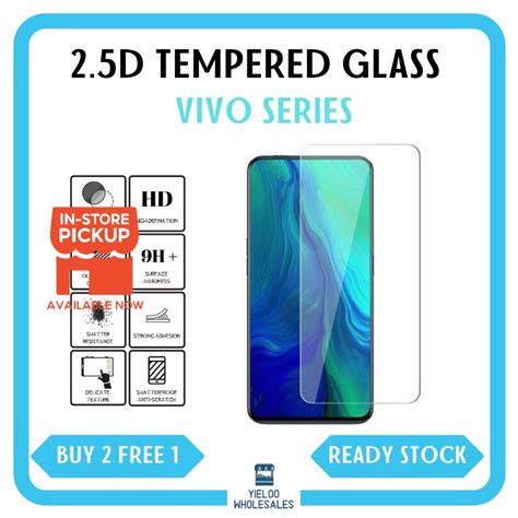 BELI 2 PERCUMA 1 VIVO Tempered Glass Screen Protector NON FULL 2 5D