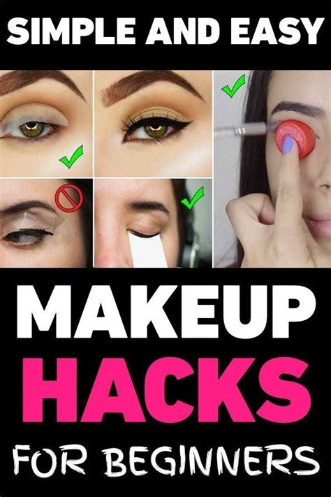 Simple And Easy Makeup Hacks For Beginners Simple Makeup Makeup