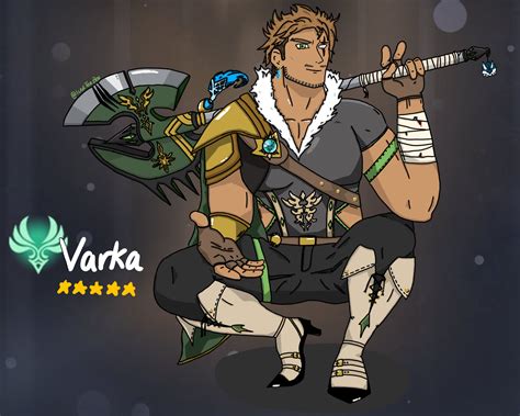 My finished concept art for Grandmaster Varka! I really hope he lives ...