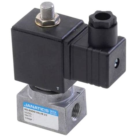 Janatics Direct Acting Solenoid 60 C Ambient Temp Valve E12612W 10 Bar