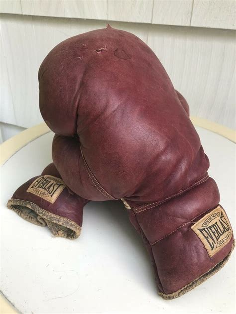 Details About Antique VINTAGE EVERLAST BOXING GLOVES Set Old Great For