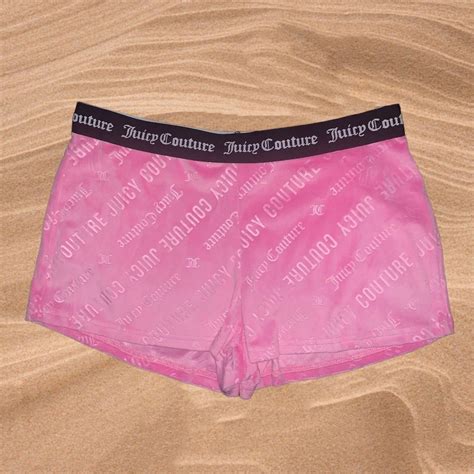 Juicy Couture Pink Sleeping Shorts Cutest Shorts Depop