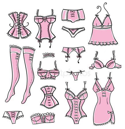 Lingerie Set Stock Vector Singularity