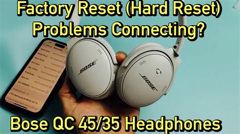 Bose Qc Headphones How To Factory Reset Hard Reset Fix