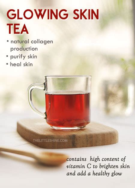 CLEAR AND GLOWING SKIN TEA RECIPES - The Little Shine