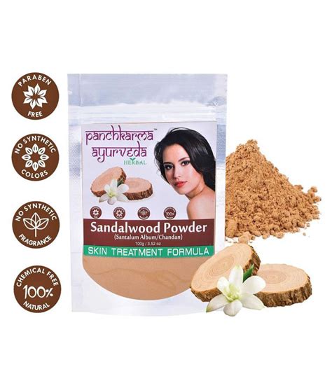 Panchkarma Ayurveda Herbal Sandalwood Powder Face Pack 100 Gm Buy Panchkarma Ayurveda Herbal