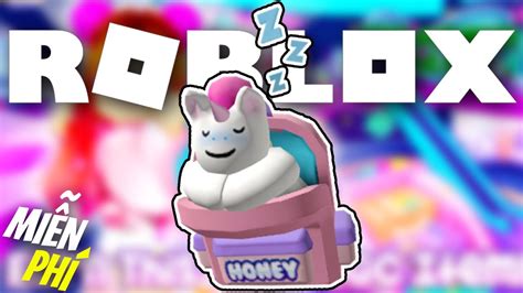 Roblox Event Cách Lấy Balo Sleepy Honey The Unicorn Backpack Miễn Phí Trong Shimmerville Rp