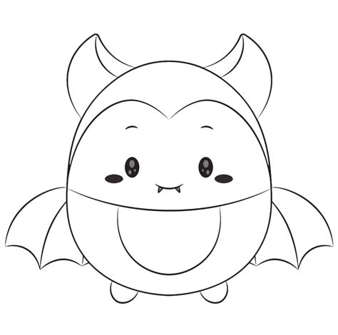 Learn how to draw a cute bat for Halloween with easy drawing