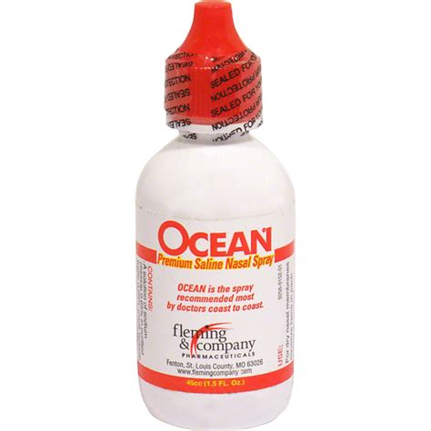 Ocean Premium Saline Nasal Spray | Stuffing | Foodtown