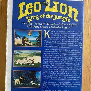 Media Leo The Lion King Of The Jungle Vhs Poshmark