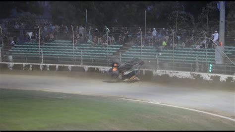 Tony Stewart crashes in sprint car race in New Zealand