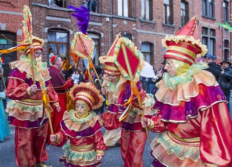 Carnevale 2017 Del Merletto Binche Immagine Stock Editoriale Immagine