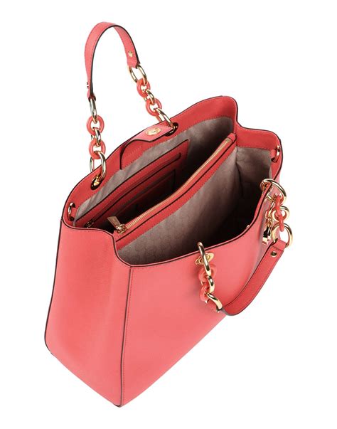 Michael Michael Kors Handbag In Pink Coral Lyst