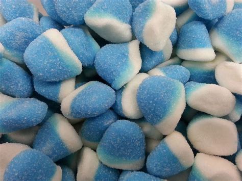 Gummy Blue Raspberry Puffs Pufflettes Gummies Candy Candies 1 Pound