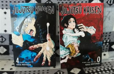 jujutsu kaisen (jjk) vol 0 and 4 manga (yuta and gojo cover), Hobbies & Toys, Books & Magazines ...