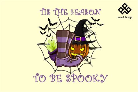 Tis The Season To Be Spooky Png Graphic By Wood Design Creative Fabrica