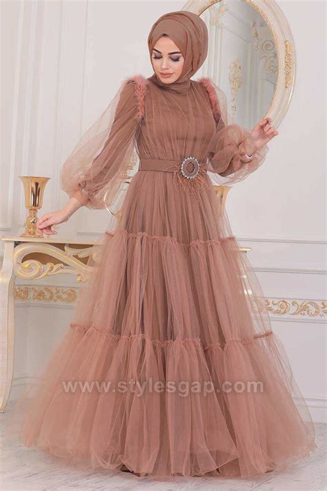 Latest Fancy Party Wear Formal Hijabs Abaya Evening Dresses 19