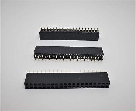 Connectors Pro 25 Pack 40p 254mm 01 Pitch Pcb Female Pin