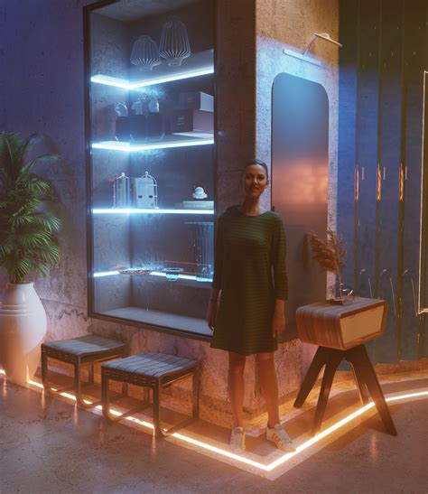 Futuristic Interior Design Sci-fi - Finished Projects - Blender Artists ...