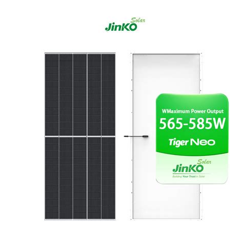 China Jinko Solar Panel Price 565w 585w N Type Mono Perc Tiger Neo