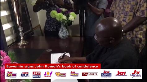 Bawumia Signs John Kumahs Book Of Condolence Video Adomonline