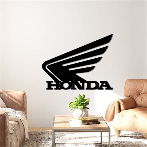 Honda Cars Logo Metal Wall Decor, Honda Metal Wall Sign, Gift for New ...