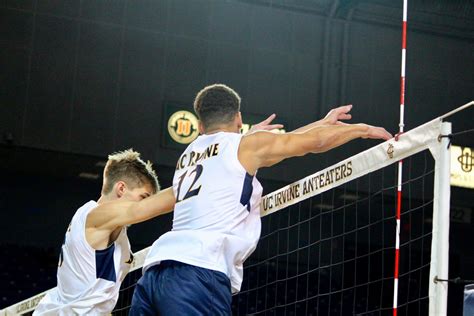 UCI Mens Volleyball Drops Hard Fought Five Set Thriller To UCSD New