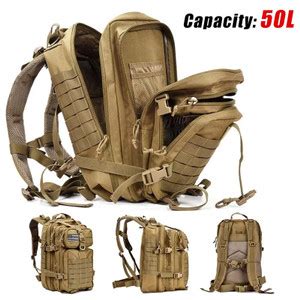 Jual Fj L Large Capacity Men Army Military Tactical Backpack P So