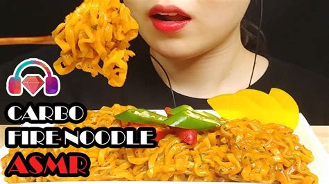 Asmr Carbo Fire Noodle Samyang Carbonara Mukbang No