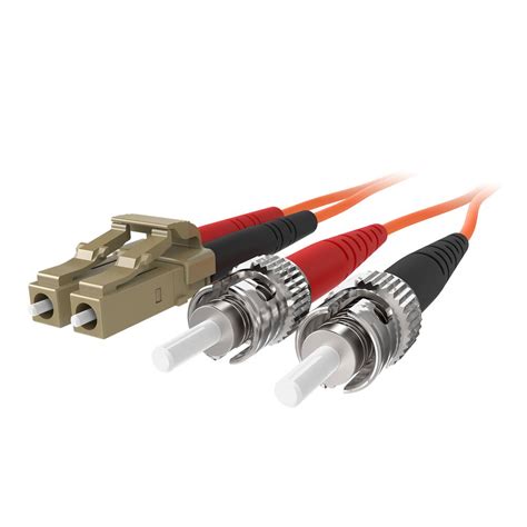 2M DUPLEX FIBER OPTIC CABLE MMF LC/ST 50/125 ROHS (F2F402L0-02M)