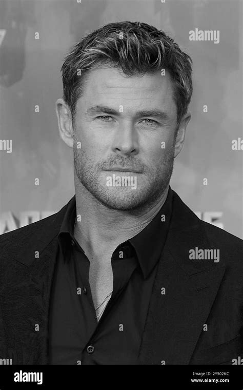 Chris Hemsworth pictured attending the 'Transformers One' UK premiere ...