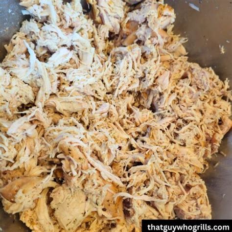 Smoked Shredded Chicken Breast