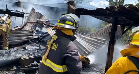 Voraz Incendio Arrasa Con Una Vivienda En El Progreso Yoro HCH TV