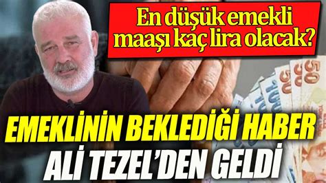 Emeklinin beklediği haber SGK Uzmanı Ali Tezel den geldi En düşük