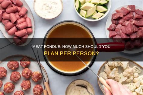 Meat Fondue How Much Should You Plan Per Person Cycookery