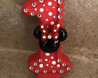 Minnie Mouse Candle Etsy