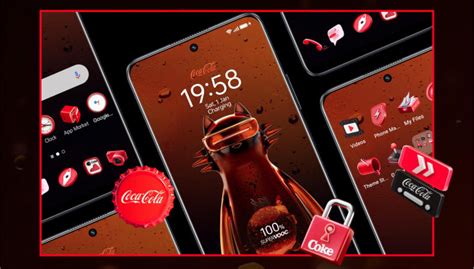 Кока кола фон представлен официально realme 10 Pro Coca Cola Edition