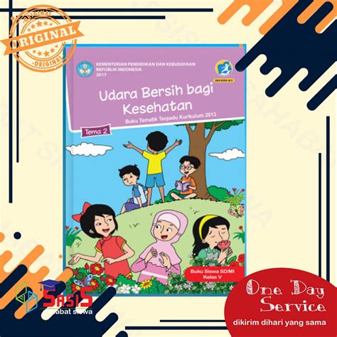 Jual BUKU ORIGINAL Buku Siswa Tematik SD Kelas 5 Tema 2 Udara Bersih