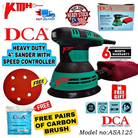 Dca Random Orbital Sander Asa S A Ff Orbiter Sander Mesin