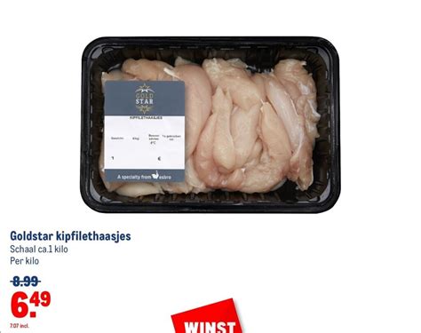 Goldstar Kipfilethaasjes Aanbieding Bij Makro