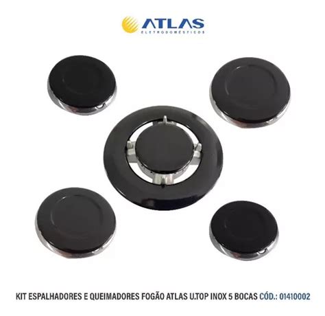 Kit Queimadores E Espalhadores Fog O Atlas Utop Inox Bocas Frete Gr Tis