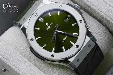 Hublot Classic Fusion Titanium Green Mm Oriental Horology