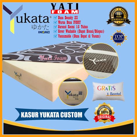 Jual Kasur Busa INOAC YUKATA Original GARANSI Busa Anti Kempes 15 Tahun