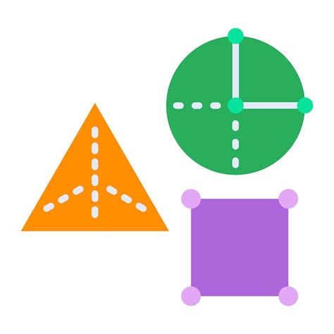 Premium Vector Geometrical Shapes Icon