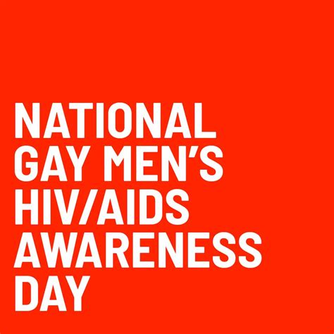 National Gay Mens Hiv Aids Awareness Day Toolkit Nbjc