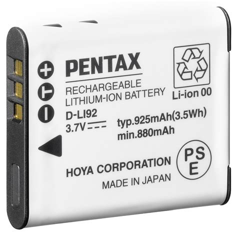 Pentax Batterie Lithium Ion Pour Optio I 10 X70 Rz10 PENTAX Pas