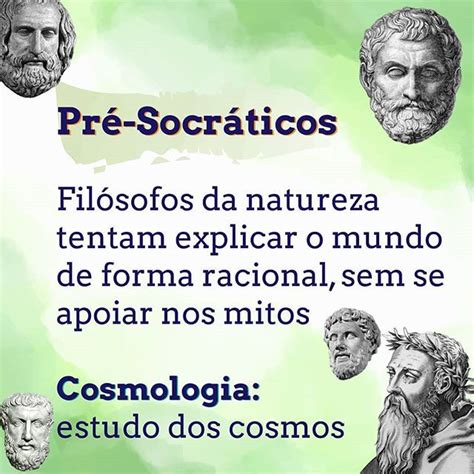 Quem Foram Os Fil Sofos Pr Socr Ticos Filosofia Fil Sofos